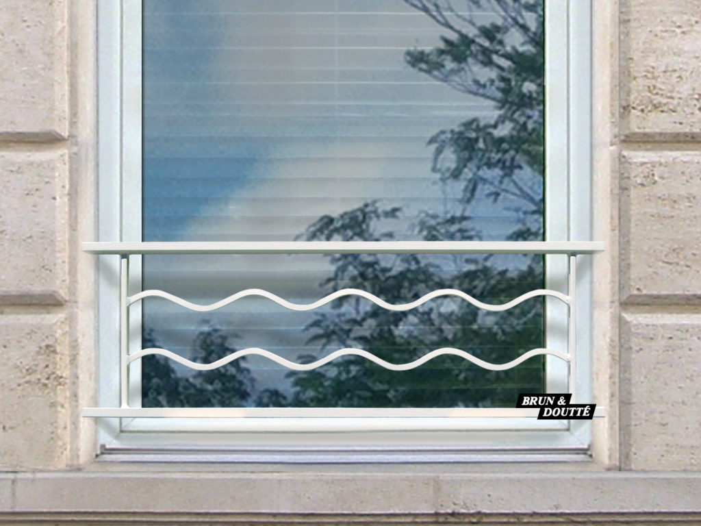 SAHARA 35 barre d'appui de fenêtre acier - Brun & Doutté