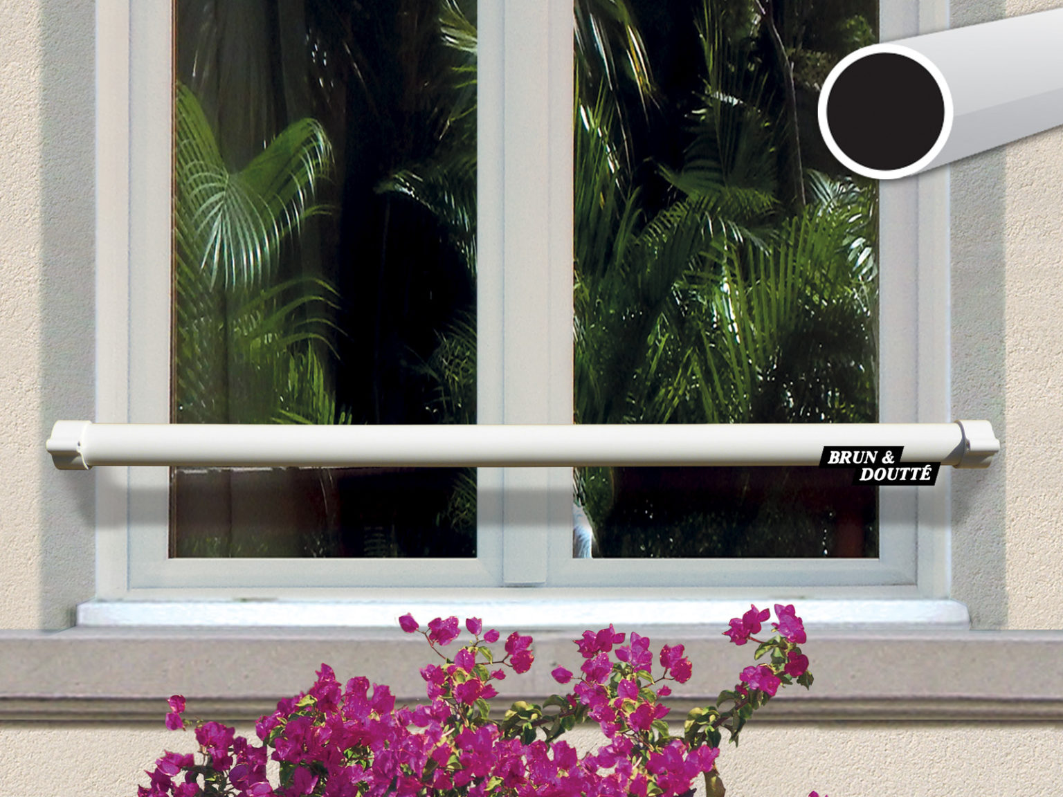 BAYONNE 19 barre d'appui de fenêtre aluminium - Brun & Doutté