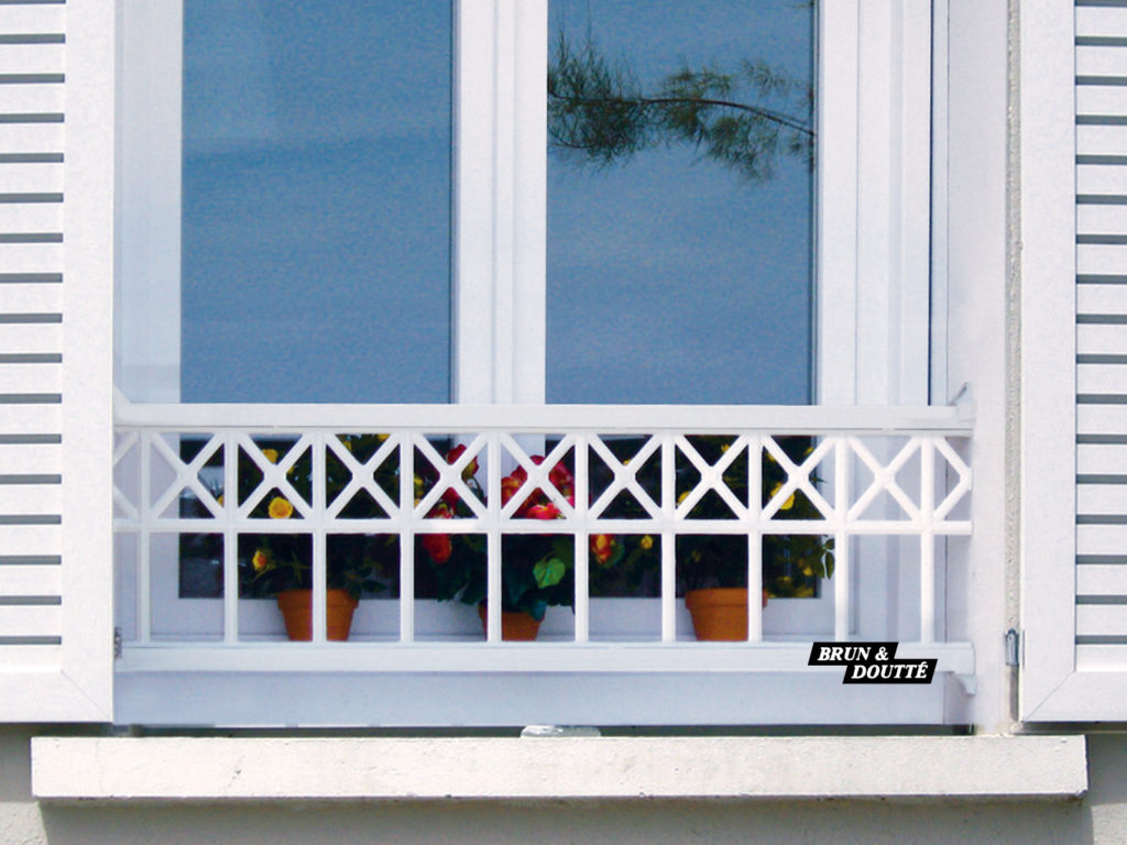 BAYONNE 19 barre d'appui de fenêtre aluminium - Brun & Doutté