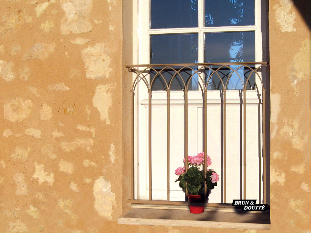 BARCELONE Garde-corps de fenêtre acier - Brun & Doutté