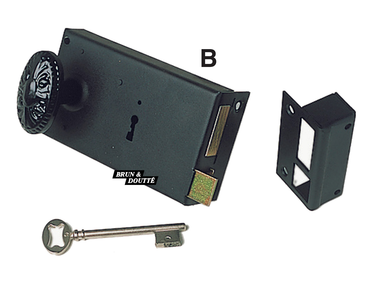 SERRURE et POIGNÉE B pour portail et portillon - Brun & Doutté